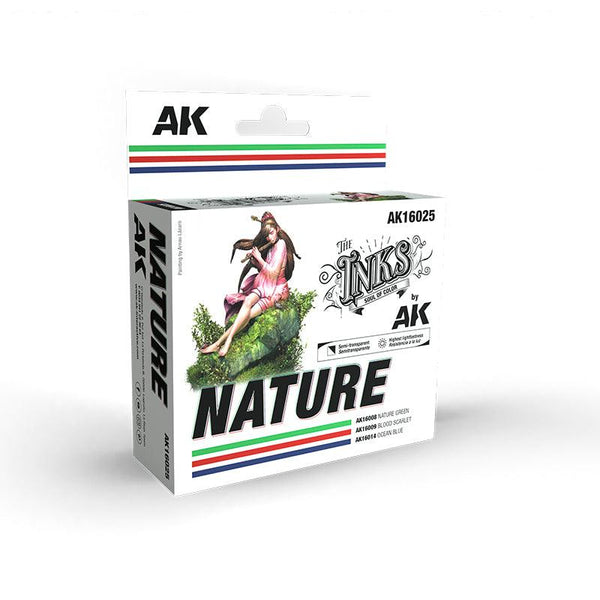 Ak Interactive Acrylic Inks Nature Colors Set 3x30ml AK16025 - Hobby Heaven