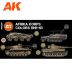 AK Interactive Afrika Korps 3G Paints Set AFV AK11652 - Hobby Heaven