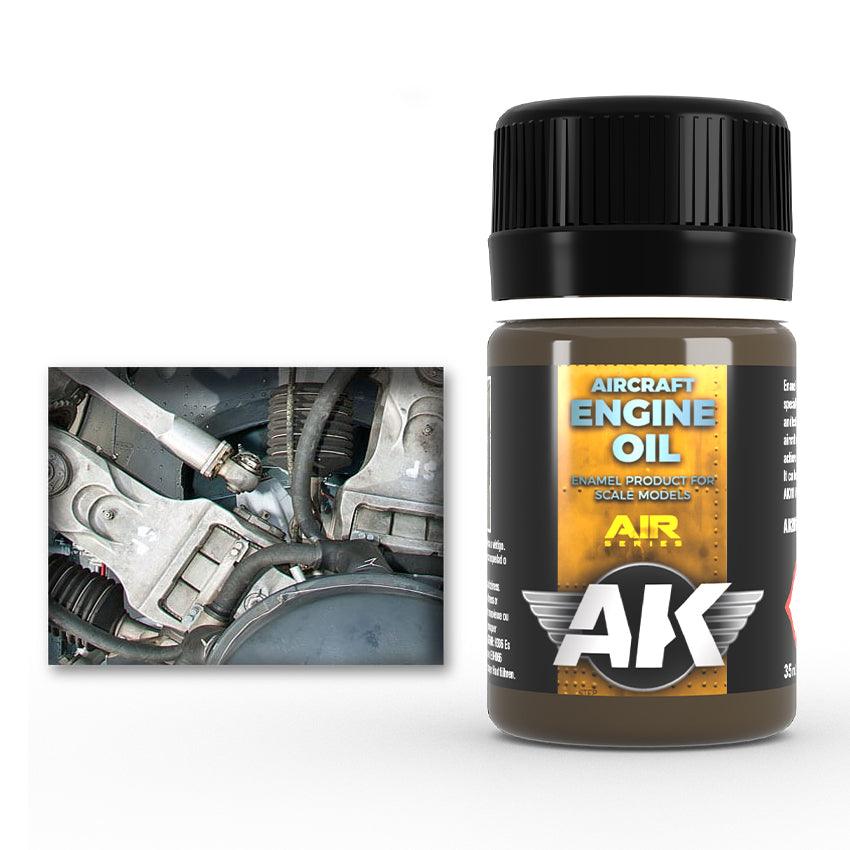 Ak Interactive Aircraft Engine Oil 35ml Air Series Enamel Wash AK2019 - Hobby Heaven