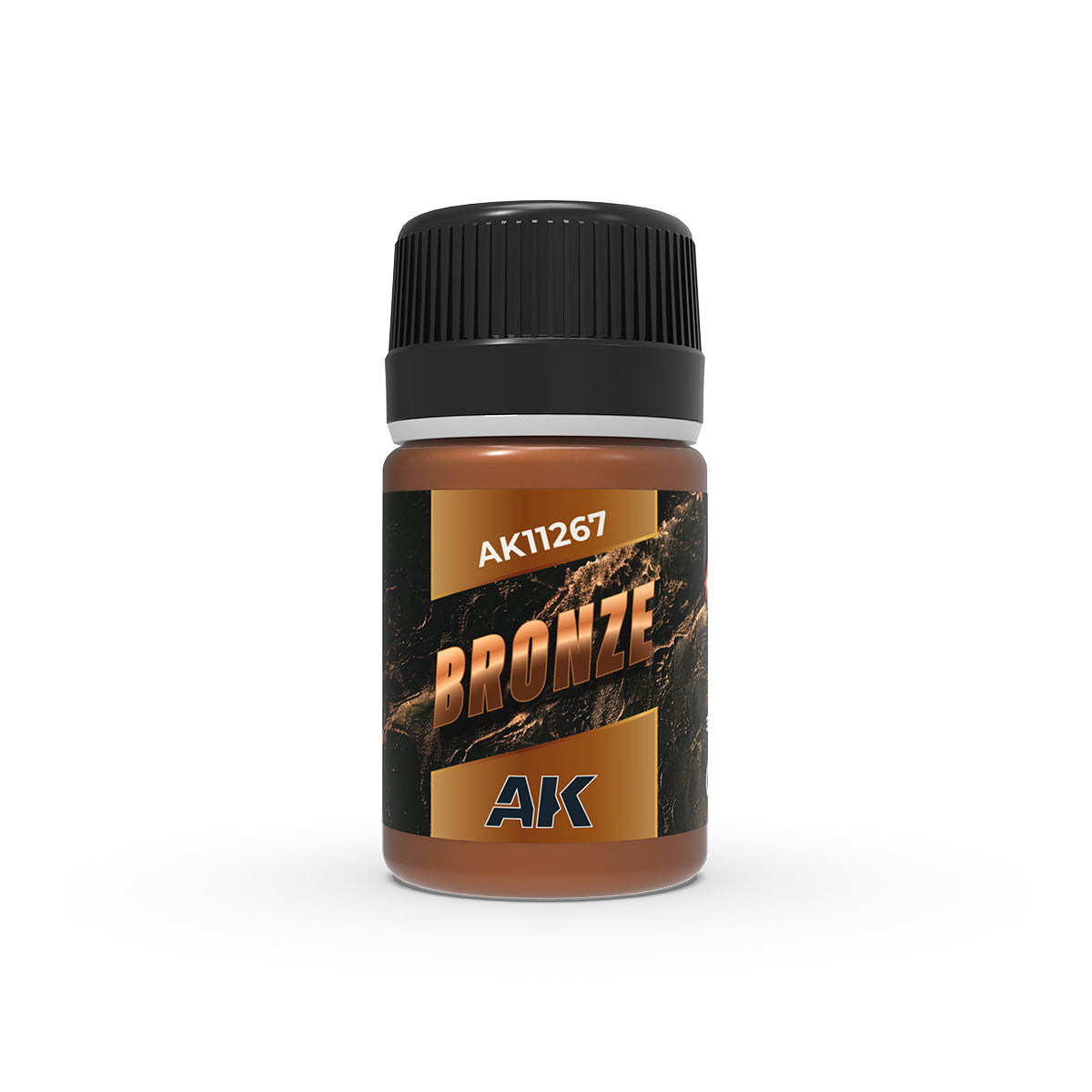 AK Interactive AK11267 Bronze Effect Paint 35ml – Achieve realistic verdigris effects for miniatures