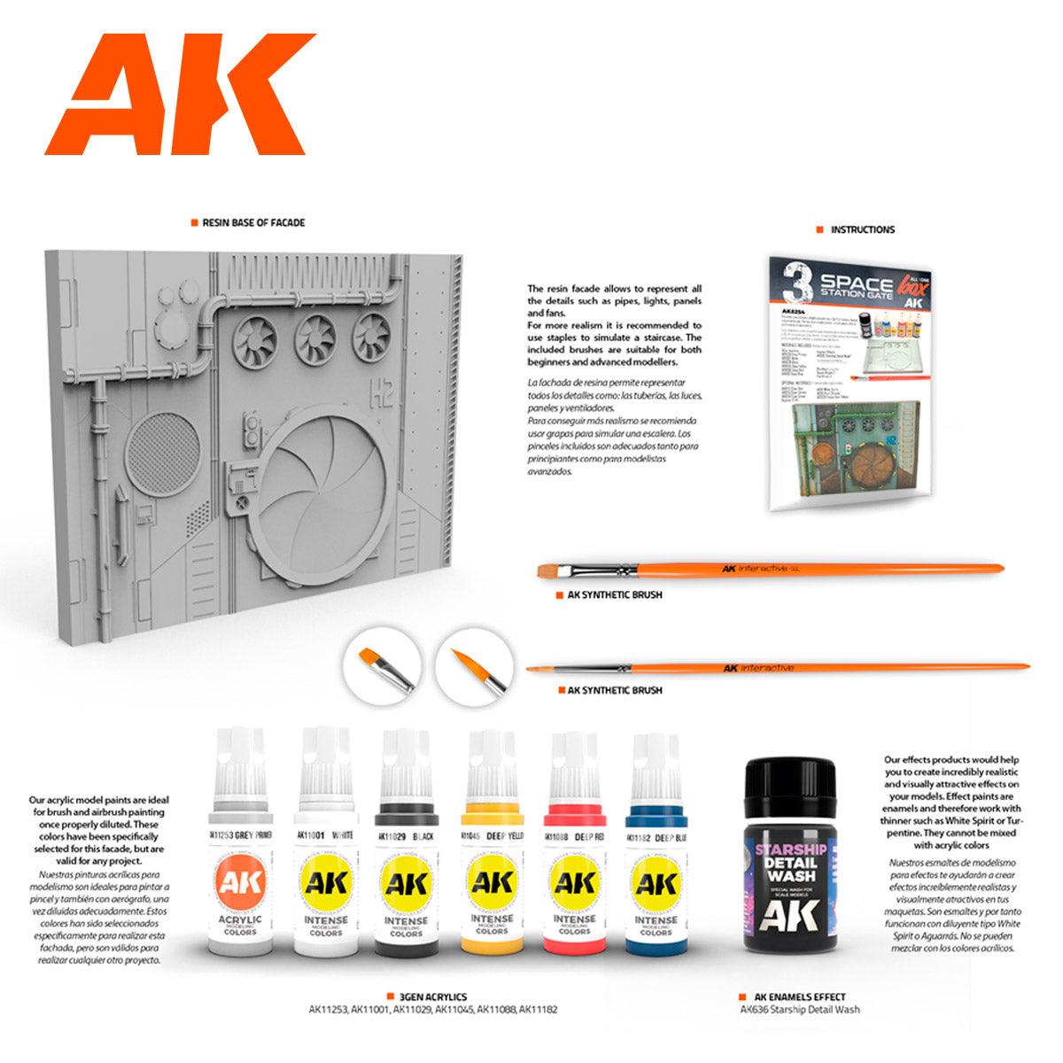 AK Interactive All in One Set Box 3 Space Station Gate AK8254 - Hobby Heaven