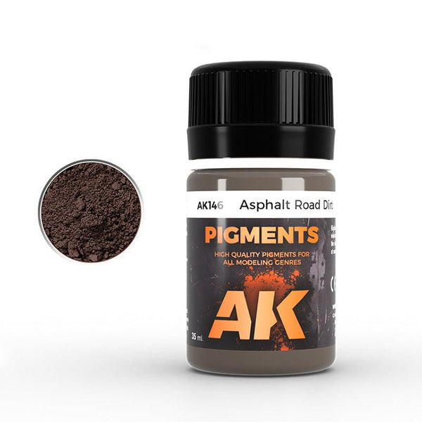 AK Interactive Asphalt Road Dirt Pigment 35ml AK146 - Hobby Heaven