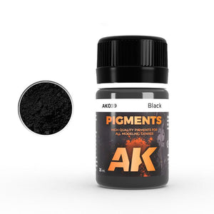 AK Interactive Black Pigment 35ml AK039 - Hobby Heaven