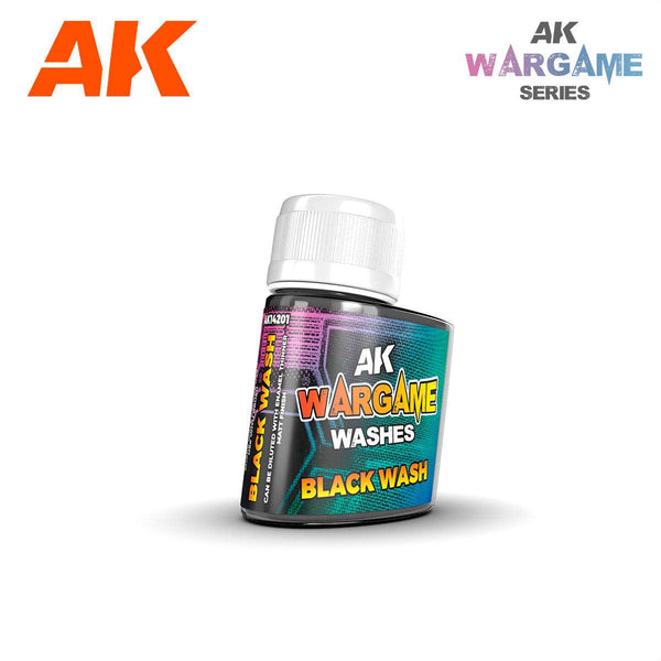 Ak Interactive Black Wash Wargame Series 35ml AK14201 - Hobby Heaven