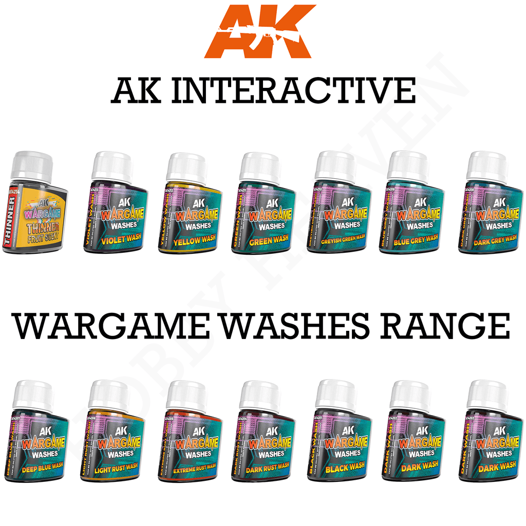 Ak Interactive Black Wash Wargame Series 35ml AK14201 - Hobby Heaven