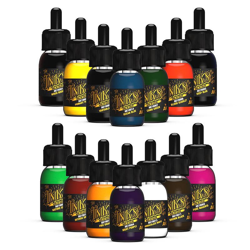 Ak Interactive Blood Scarlet Acrylic Ink 30ml AK16009 - Hobby Heaven