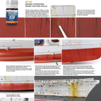 AK Interactive Brown Streaking Grime For Red Hulls 35ml Ship Series AK304 - Hobby Heaven