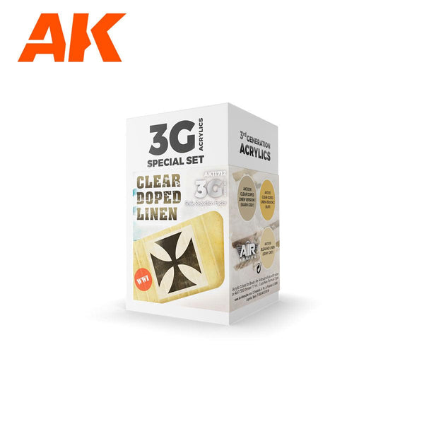 AK Interactive Clear Doped Linen SET 3G AK11712 - Hobby Heaven