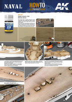 AK Interactive Dark Wash for Wood Decks 35ml Ship Series AK301 - Hobby Heaven