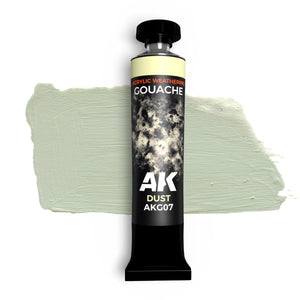 AK Interactive Dust Gouache Paint 20ml (AKG07) for realistic dust effects in modeling.