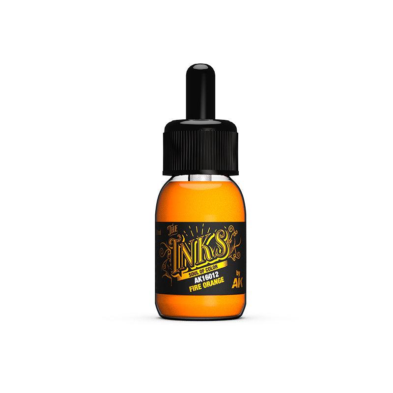Ak Interactive Fire Orange Acrylic Ink 30ml AK16012 - Hobby Heaven