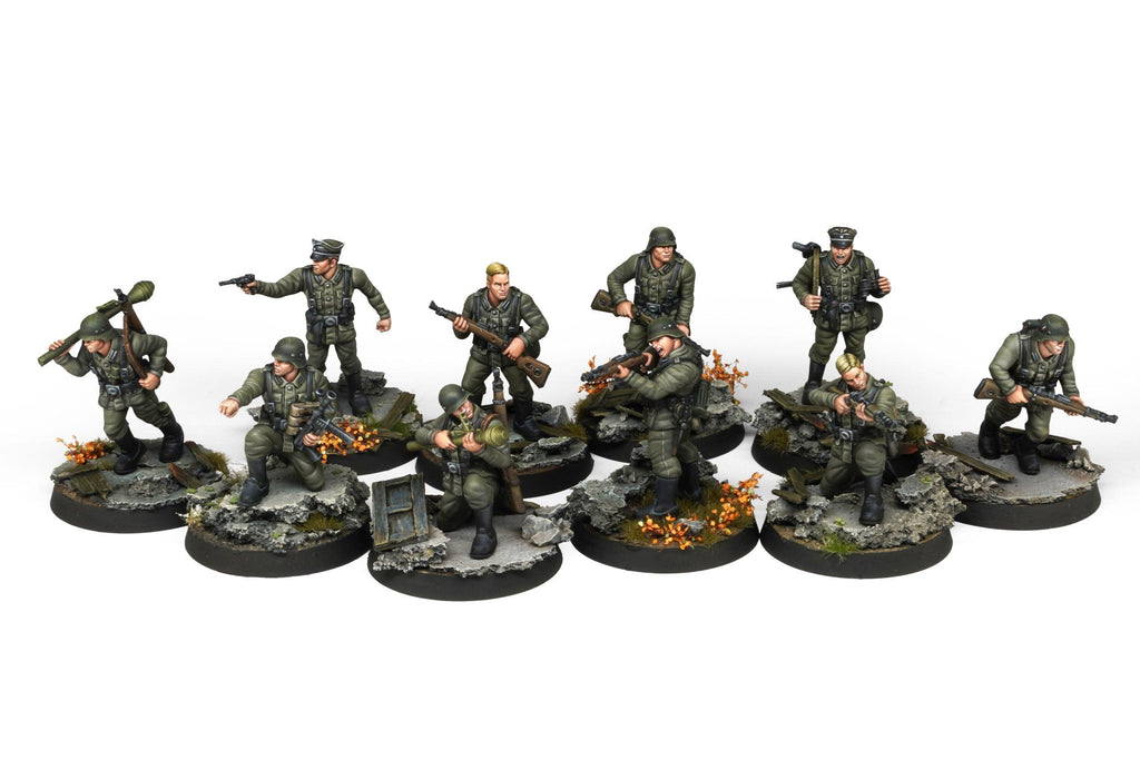 AK Interactive Fortunate Sons Panzergrenadier Division (10 Miniatures) AKFS0020 - Hobby Heaven