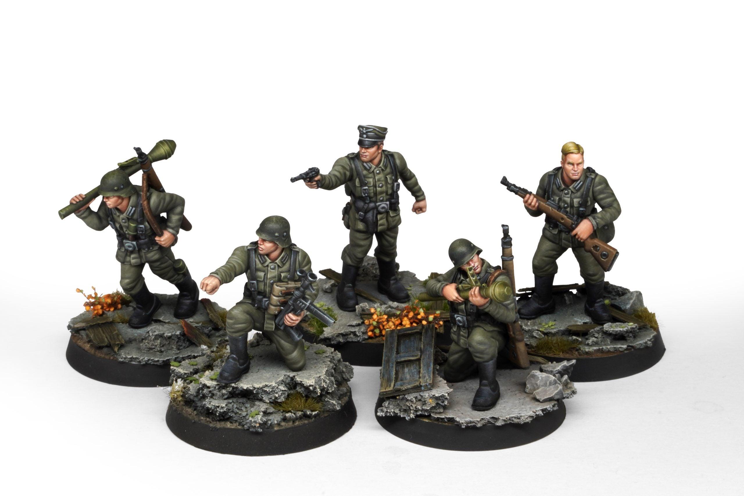 AK Interactive Fortunate Sons Panzergrenadier Division (10 Miniatures) AKFS0020 - Hobby Heaven