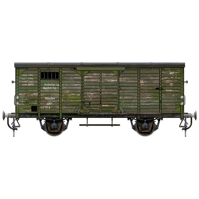 AK Interactive German Railway Covered G10 Wagon Gedeckter Guterwagen 1/35 AK35502 - Hobby Heaven
