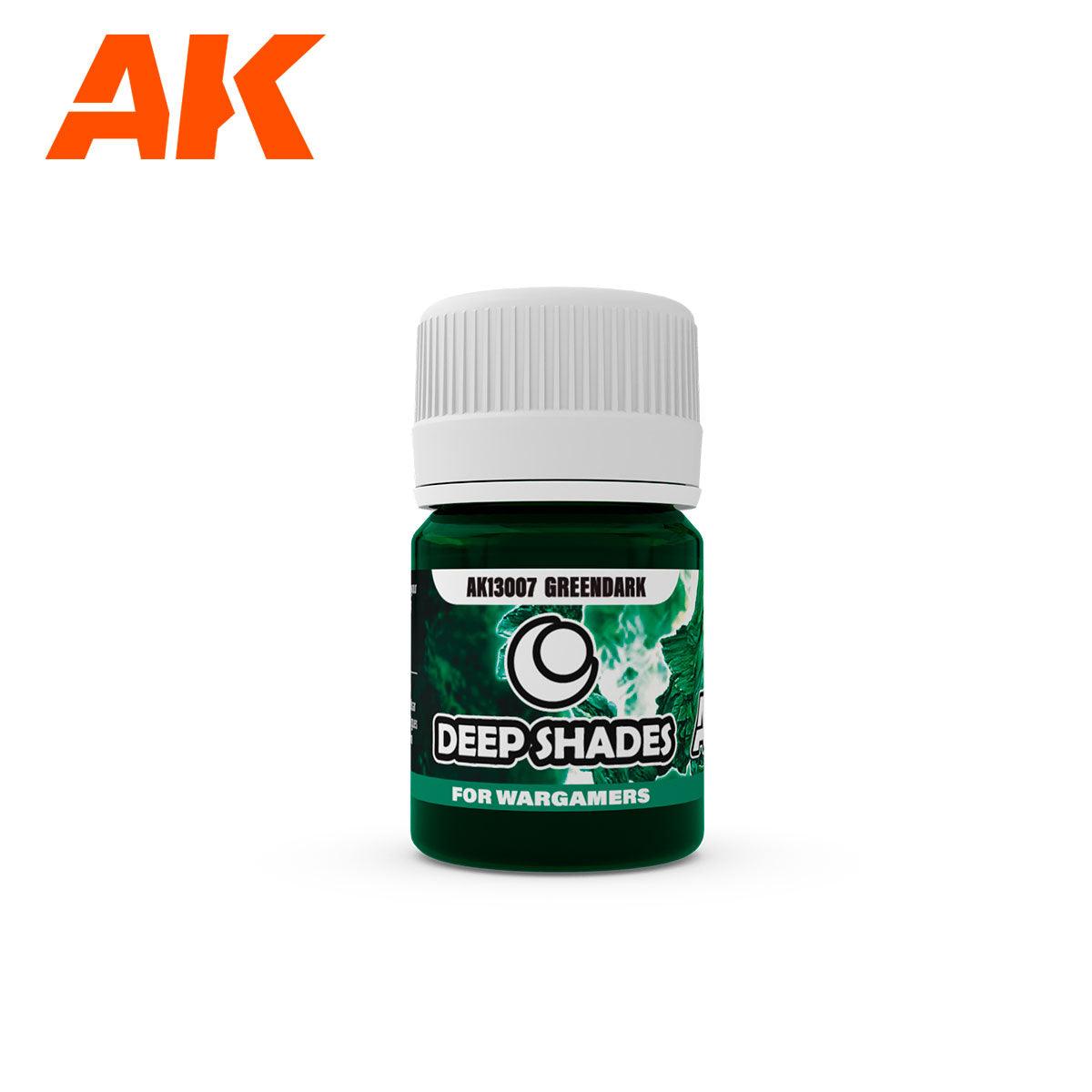 Ak Interactive Greendark 30ml Deep Shades AK13007 - Hobby Heaven