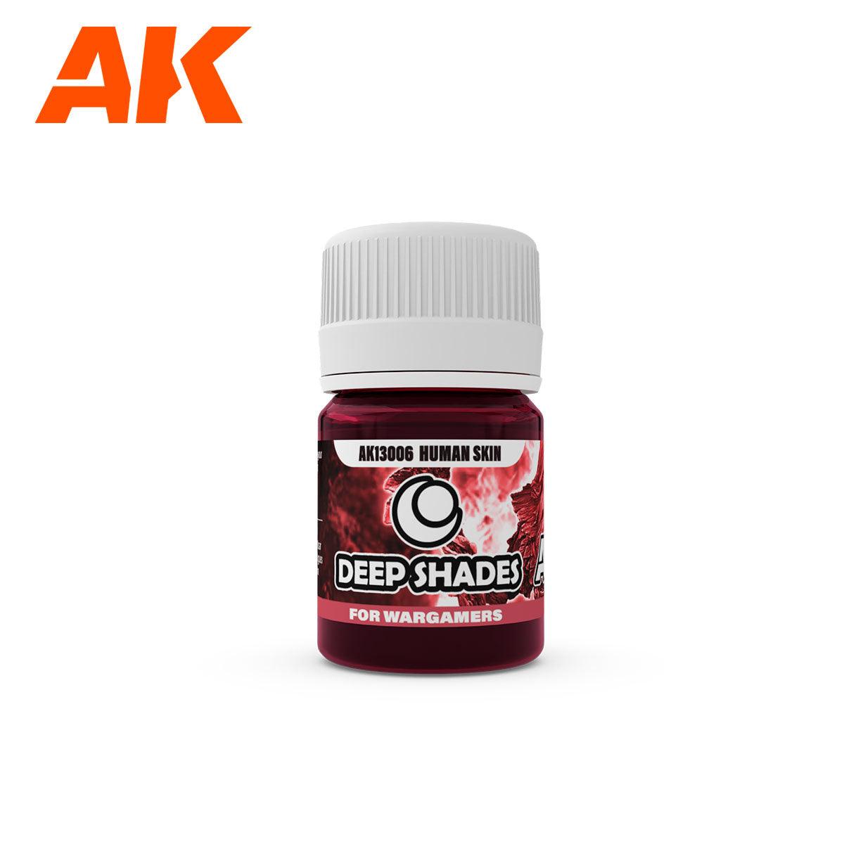 Ak Interactive Human Skin 30ml Deep Shades AK13006 - Hobby Heaven