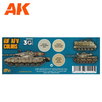 AK Interactive Idf Afv Color Combos Paints Set AFV AK11650 - Hobby Heaven