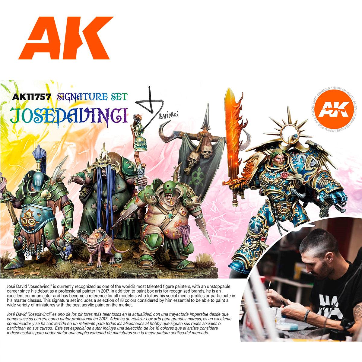 Ak Interactive Jose Davinci Signature Set 3g AK11757 - Hobby Heaven
