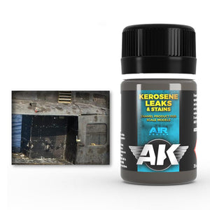 AK Interactive Kerosene Leaks & Stains 35ml Air Series Enamel Wash AK2039 - Hobby Heaven
