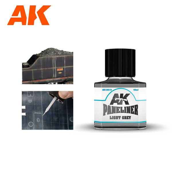 AK Interactive Light Grey Paneliner AK12019 - Hobby Heaven