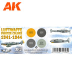 AK Interactive Luftwaffe Fighter Colors 1941-1944 SET 3G AK11720 - Hobby Heaven