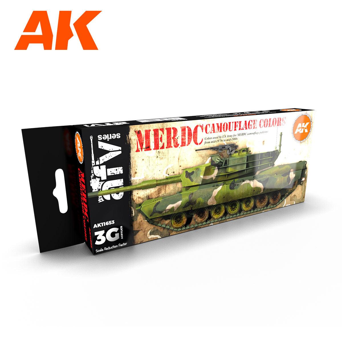 AK Interactive Merdc Camouflage Colors 3G Paints Set AFV AK11653