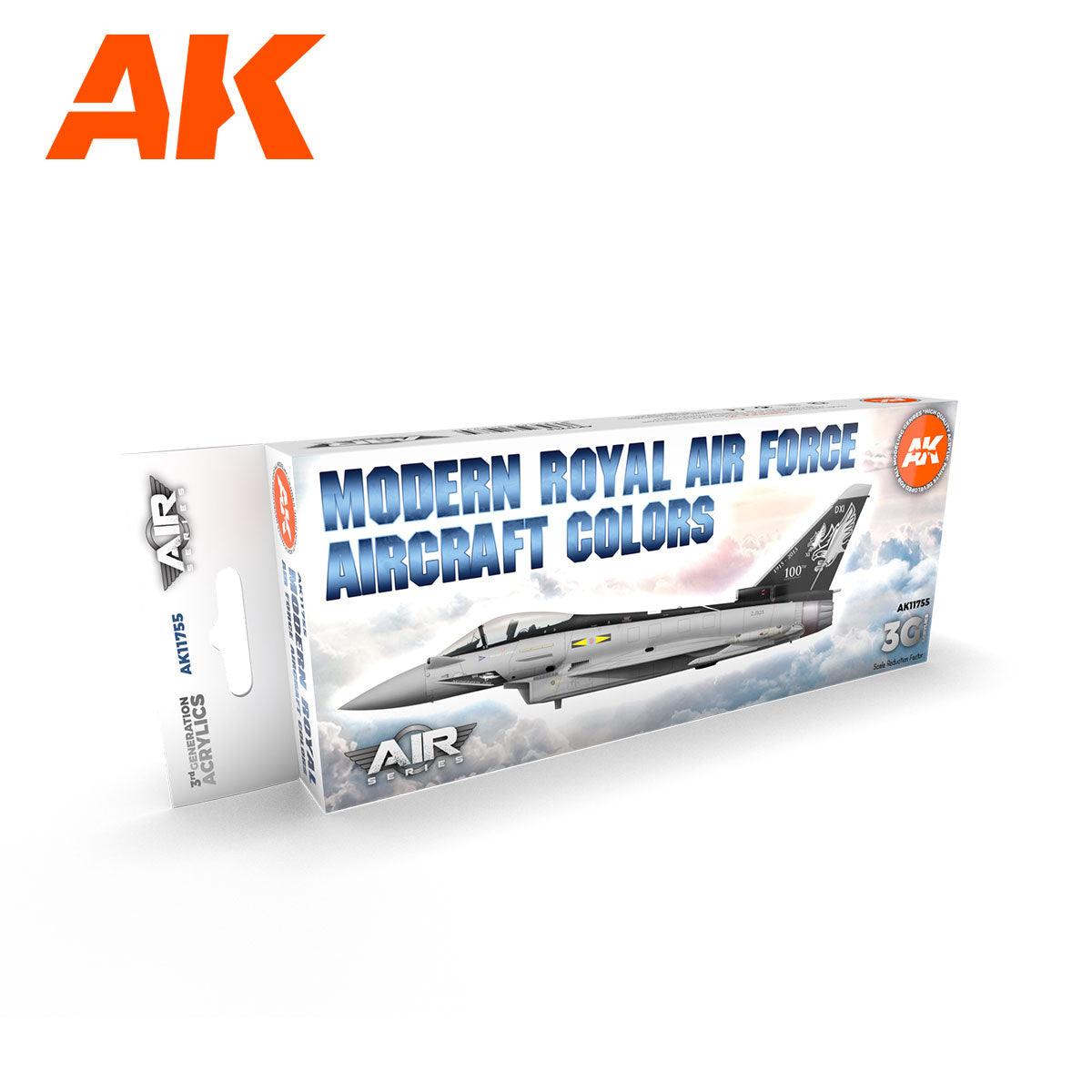 AK Interactive Modern Royal Air Force Aircraft Colors SET 3G AK11755 - Hobby Heaven
