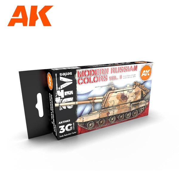 AK Interactive Modern Russian Colours Vol 2 3G Paints Set AFV AK11663 - Hobby Heaven