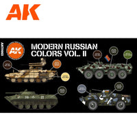 AK Interactive Modern Russian Colours Vol 2 3G Paints Set AFV AK11663 - Hobby Heaven
