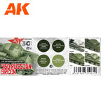 AK Interactive Modulation 4Bo Russian Green 3G Paints Set AFV AK11639 - Hobby Heaven