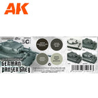 AK Interactive Modulation German Panzer Grey 3G Paints Set AFV AK11642 - Hobby Heaven