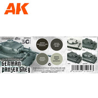 AK Interactive Modulation German Panzer Grey 3G Paints Set AFV AK11642 - Hobby Heaven
