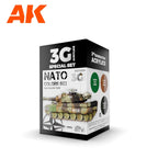 AK Interactive Nato Colors 3G Paints Set AFV AK11658 - Hobby Heaven