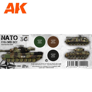 AK Interactive Nato Colors 3G Paints Set AFV AK11658 - Hobby Heaven