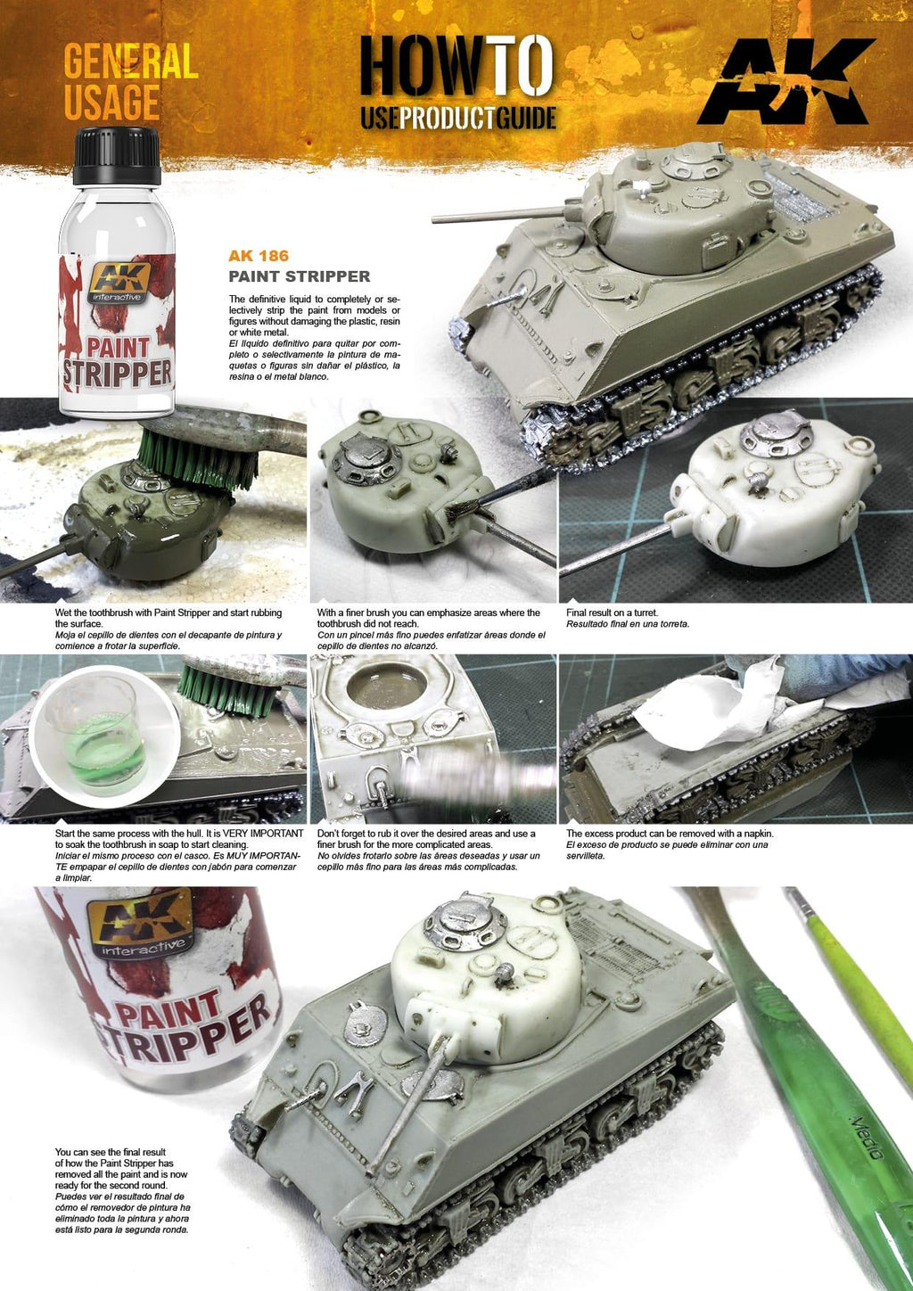 AK Interactive Paint Stripper 250ml AK11585 - Hobby Heaven