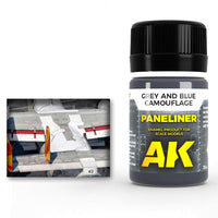 AK Interactive Paneliner For Grey And Blue Camouflage 35ml Air Series AK2072 - Hobby Heaven
