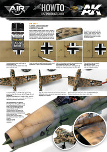 AK Interactive Paneliner For Sand And Desert Camouflage 35ml Air Series AK2073 - Hobby Heaven