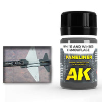AK Interactive Paneliner For White And Winter Camouflage 35ml Air Series AK2074 - Hobby Heaven