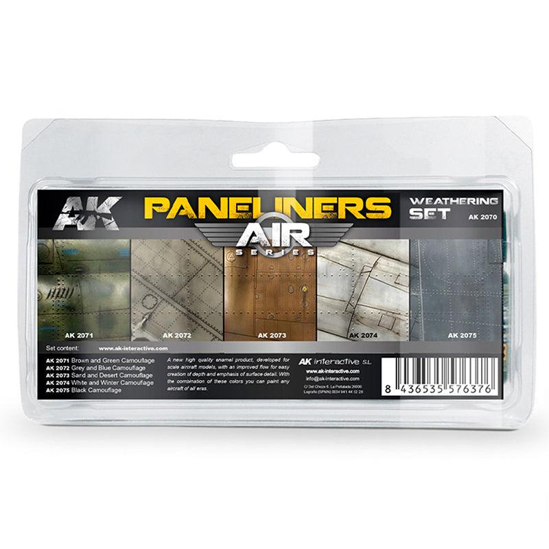 AK Interactive Paneliners Weathering Sets Air Series AK2070 - Hobby Heaven