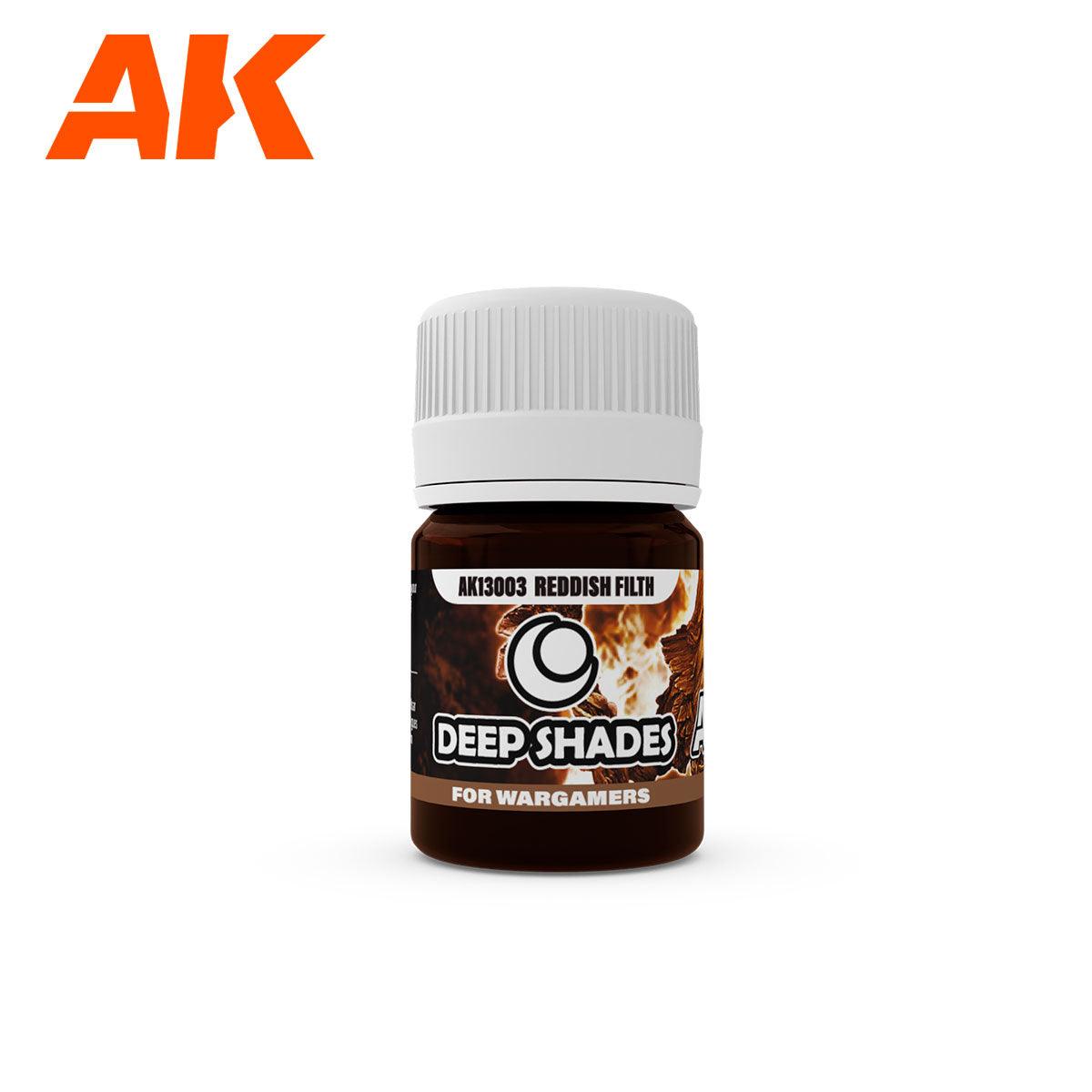Ak Interactive Reddish Filth 30ml Deep Shades AK13003 - Hobby Heaven