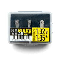 AK Interactive Rivet Marking Set 1:35/32+ for precise engraving of rivets on models.
