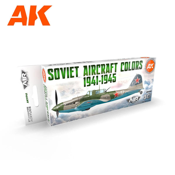 AK Interactive Soviet Aircraft Colors 1941-1945 SET 3G AK11741 - Hobby Heaven