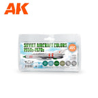 AK Interactive Soviet Aircraft Colors 1950s-1970s SET 3G AK11743 - Hobby Heaven
