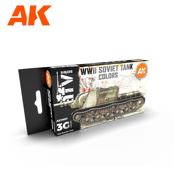 AK Interactive Soviet Camouflages 3G Paints Set AFV AK11657 - Hobby Heaven