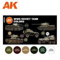 AK Interactive Soviet Camouflages 3G Paints Set AFV AK11657 - Hobby Heaven
