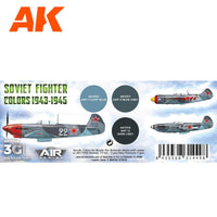 AK Interactive Soviet Fighter Colors 1943-1945 SET 3G AK11742 - Hobby Heaven
