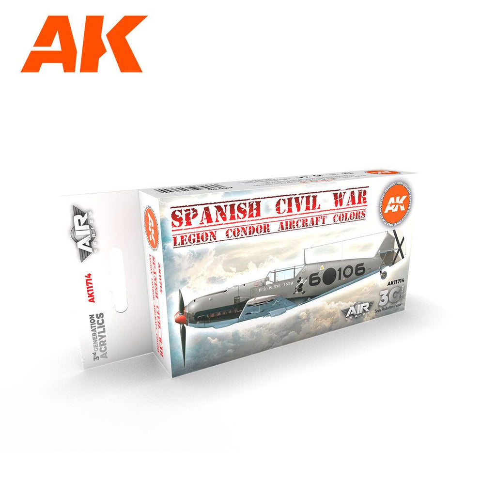 AK Interactive Spanish Civil War Legion Condor Aircraft SET 3G AK11714 - Hobby Heaven