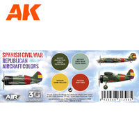 AK Interactive Spanish Civil War Republican Aircraft Colors SET AK11713 - Hobby Heaven
