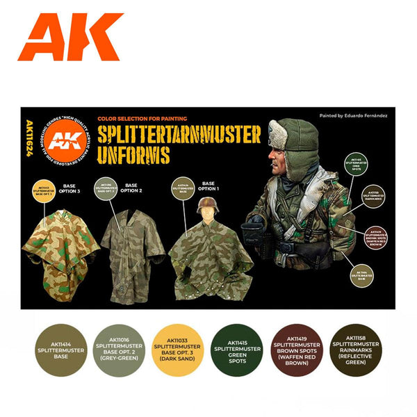 Ak Interactive Splittermuster Uniform 3g Figure Paint Set AK11624 - Hobby Heaven