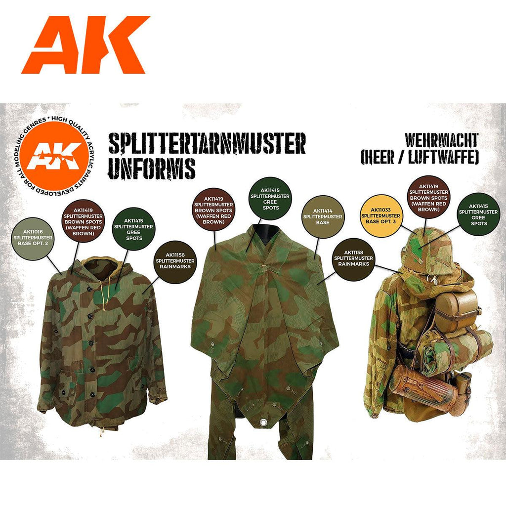 Ak Interactive Splittermuster Uniform 3g Figure Paint Set AK11624 - Hobby Heaven
